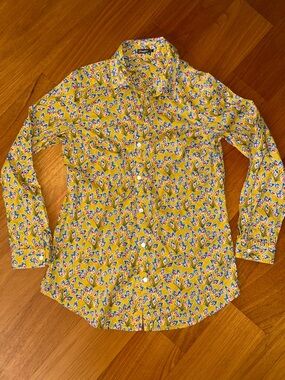 J. McLaughlin Multicolor Paisley Button-Down Shirt Womens Size Small